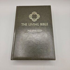 The Living Bible Paraphrased Padded Hardcover Tyndale 1973 Edition